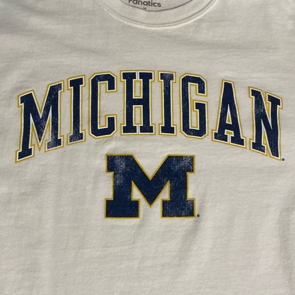 Fanatics Michigan University unisex longsleeves t-shirt- size Medium - Picture 4 of 8